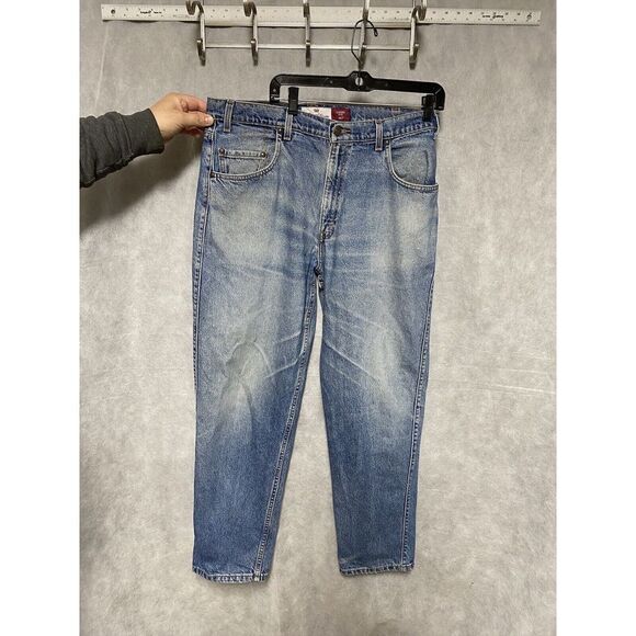 VTG Levi's 545 Jeans Men 36 X32 Skate Denim Relaxed Loose Baggy Brown Tab Y2K 90 - Picture 1 of 12
